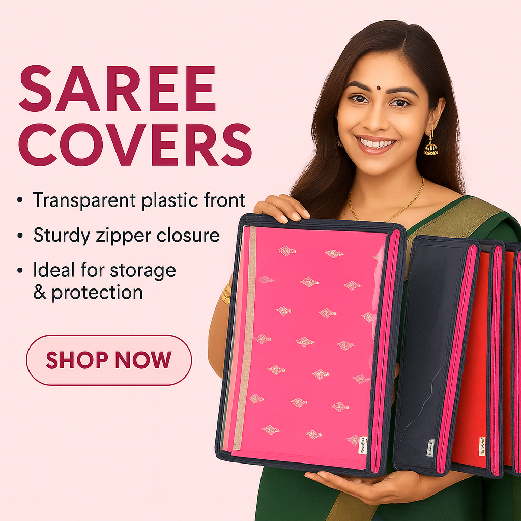 Saree/ Dress Cover (6 Sleeves) – Floral Dream
