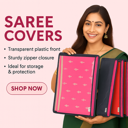Saree/ Dress Cover (6 Sleeves) – Floral Dream